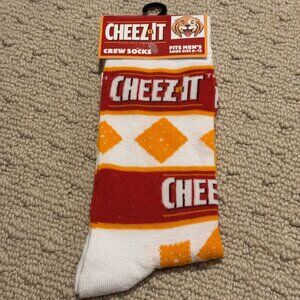 New Cheez-It Novelty Crew Socks Size 6-12/13 - Men's/Women's -